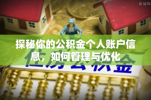 前镇探秘你的公积金个人账户信息，如何管理与优化