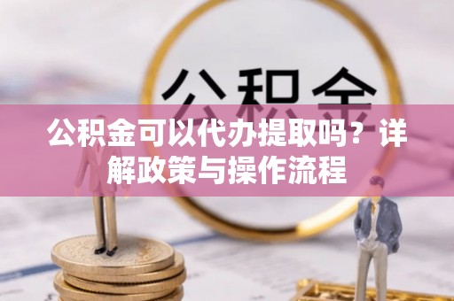 前镇公积金可以代办提取吗？详解政策与操作流程