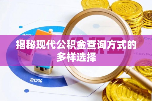 前镇揭秘现代公积金查询方式的多样选择