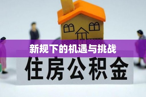 前镇新规下的机遇与挑战