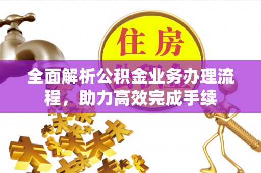前镇全面解析公积金业务办理流程，助力高效完成手续