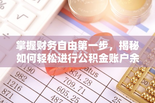前镇掌握财务自由第一步，揭秘如何轻松进行公积金账户余额查询