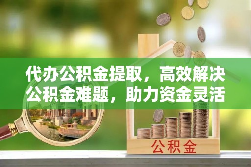 前镇代办公积金提取，高效解决公积金难题，助力资金灵活使用