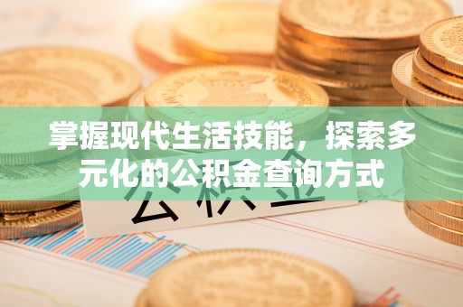 前镇掌握现代生活技能，探索多元化的公积金查询方式